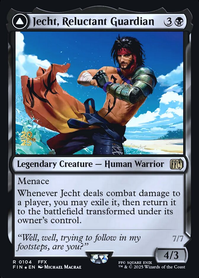 Jecht, Reluctant Guardian // Braska's Final Aeon, Final Fantasy Promos · 0104