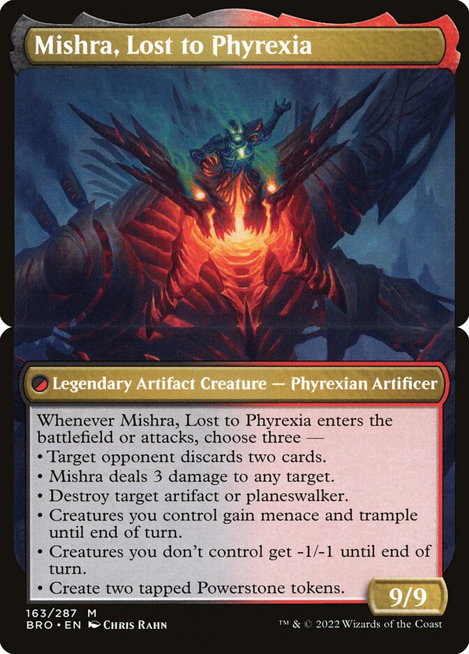 Mishra, Lost to Phyrexia, The Brothers' War · 163b