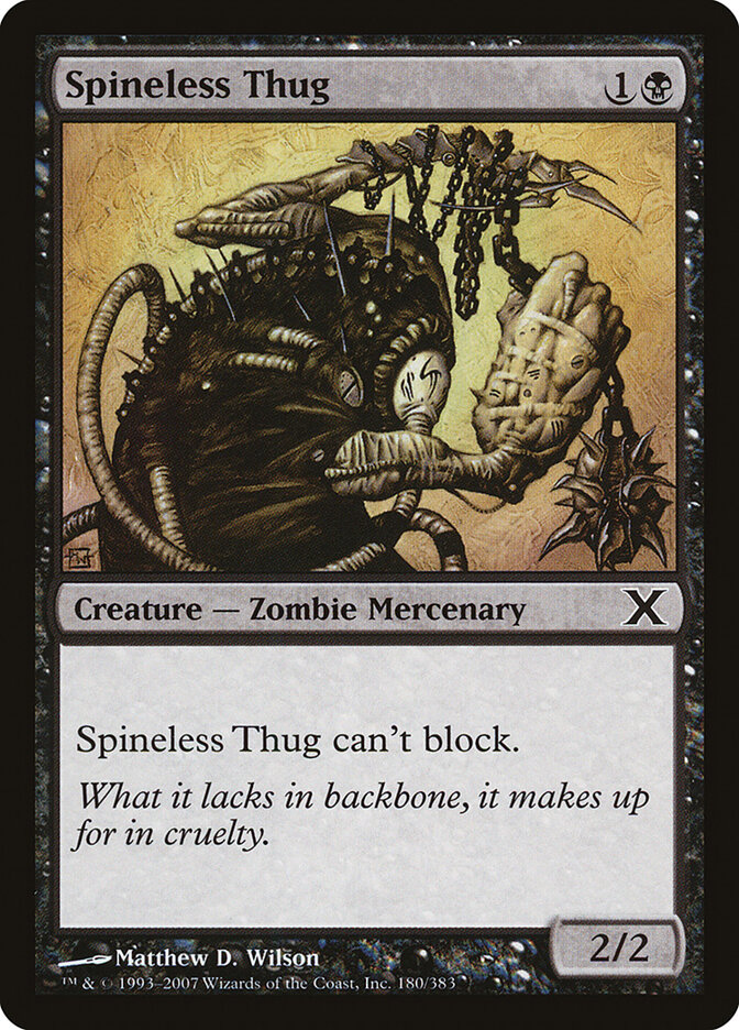 Spineless Thug, Tenth Edition · 180/383