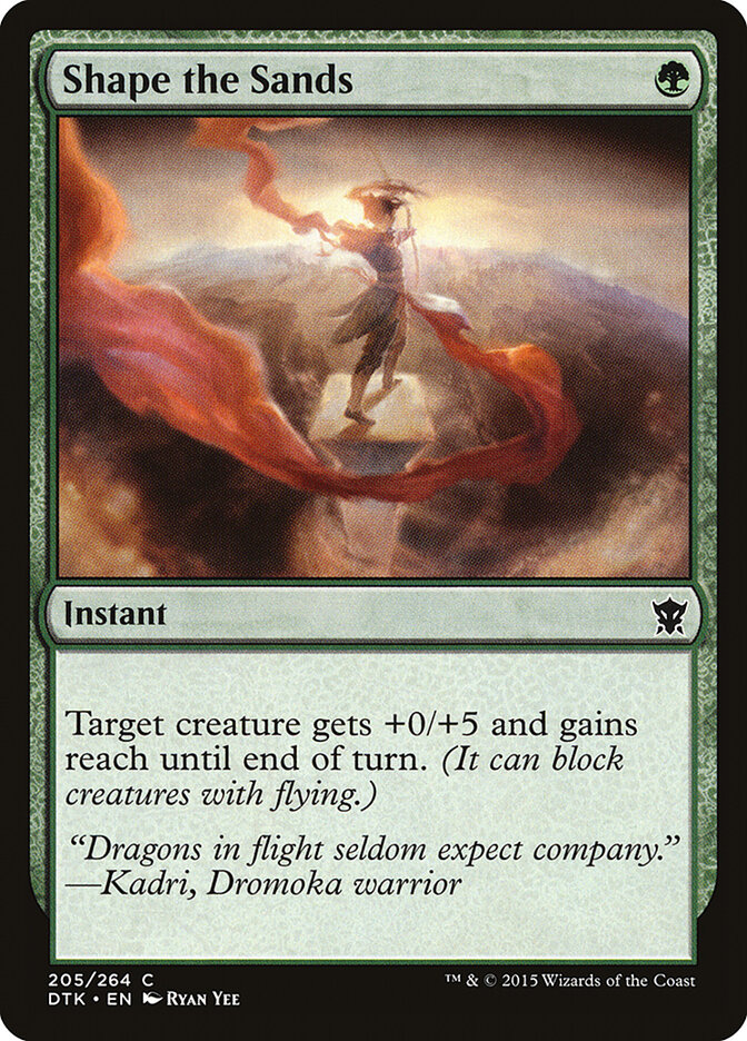 Shape the Sands, Dragons of Tarkir · 205/264