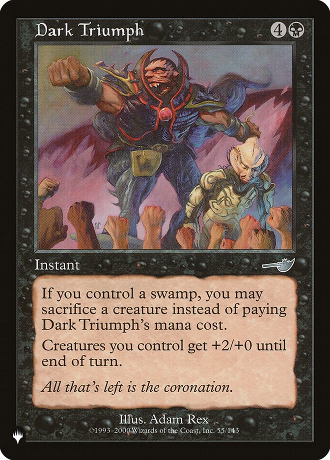 Dark Triumph, The List · nem-55