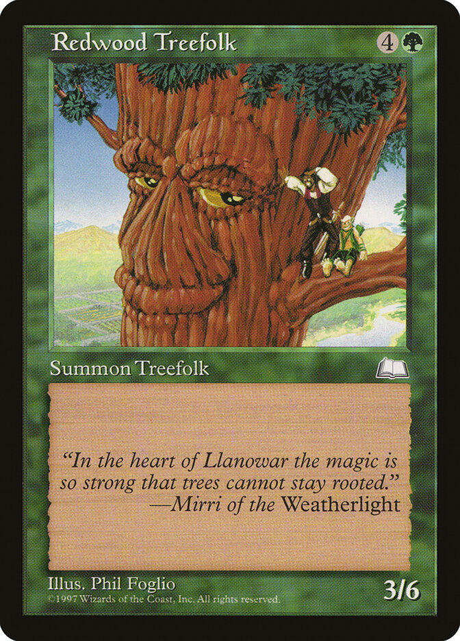 Redwood Treefolk, Weatherlight · 138