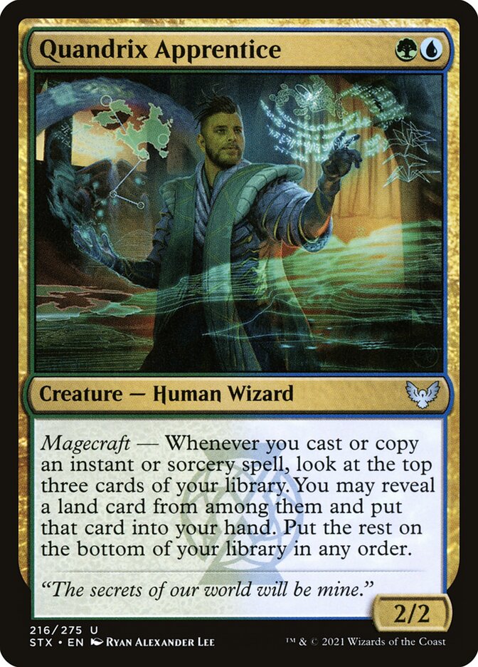 Quandrix Apprentice, Strixhaven: School of Mages · 216/275