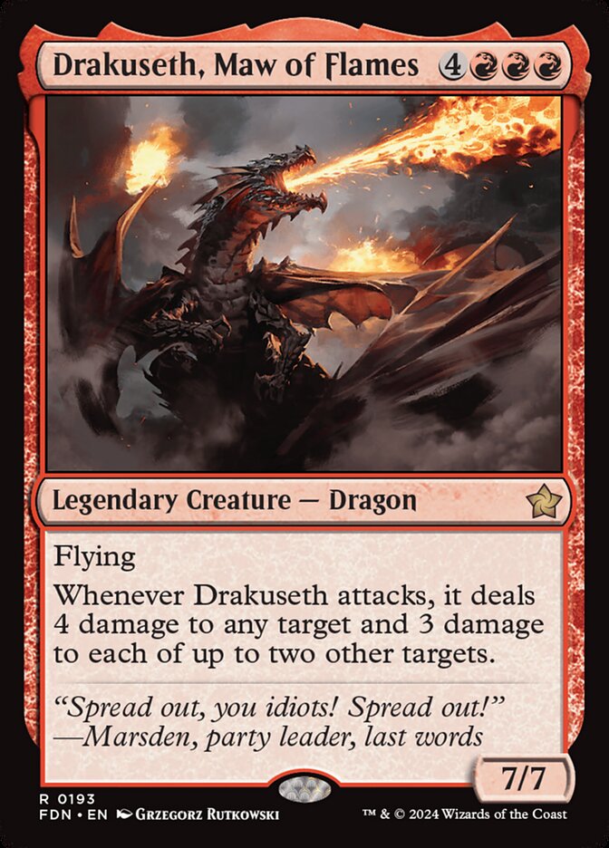 Drakuseth, Maw of Flames, Foundations · 0193