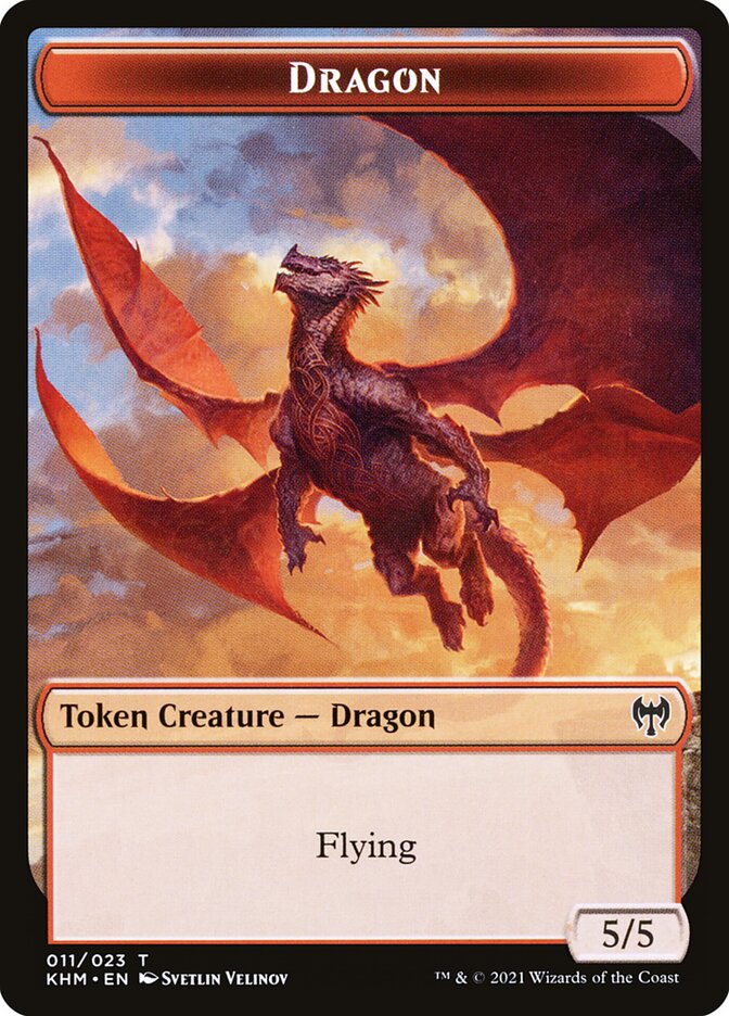 Dragon, Kaldheim Tokens · 011