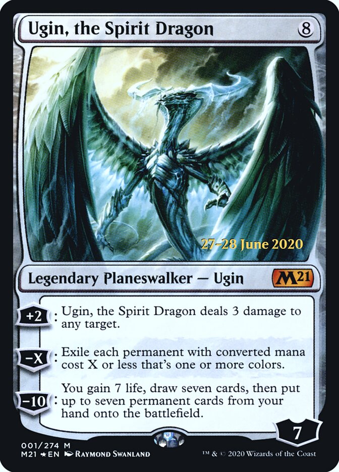 Ugin, the Spirit Dragon, Core Set 2021 Promos · 001/274