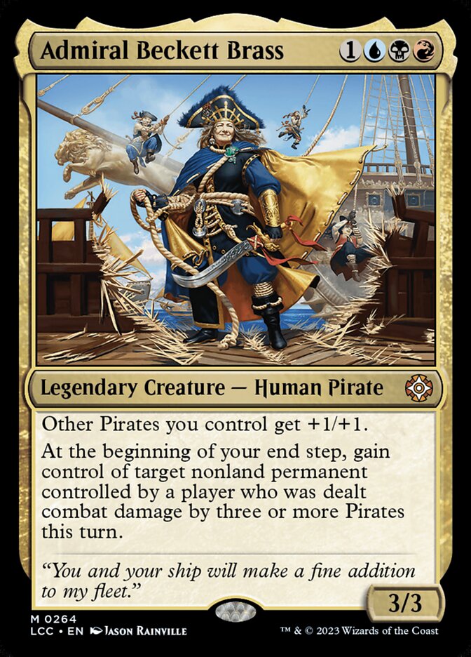 Admiral Beckett Brass, The Lost Caverns of Ixalan Commander · 0264