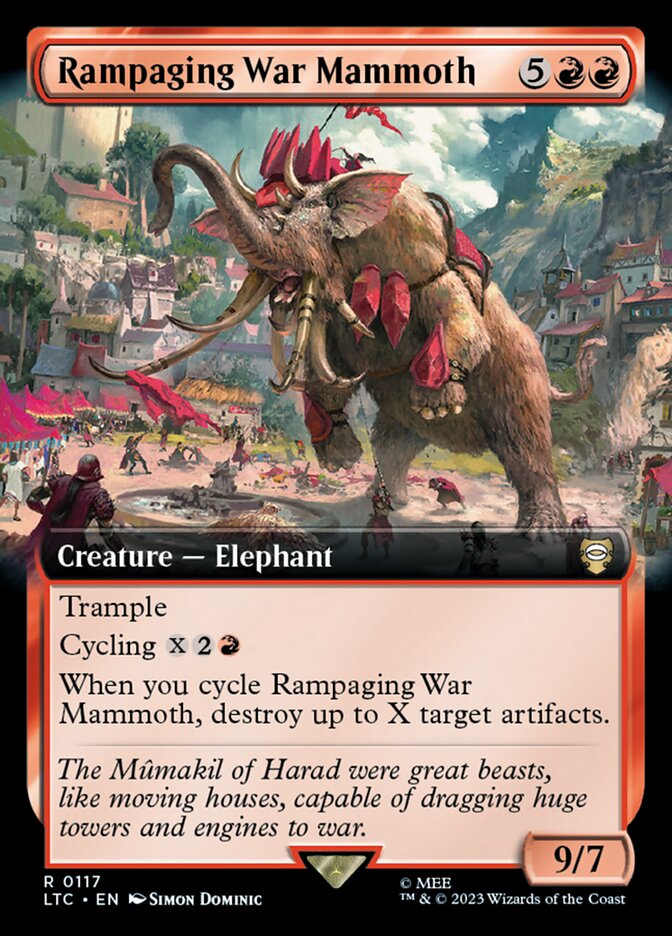 Rampaging War Mammoth, Tales of Middle-earth Commander · 0117