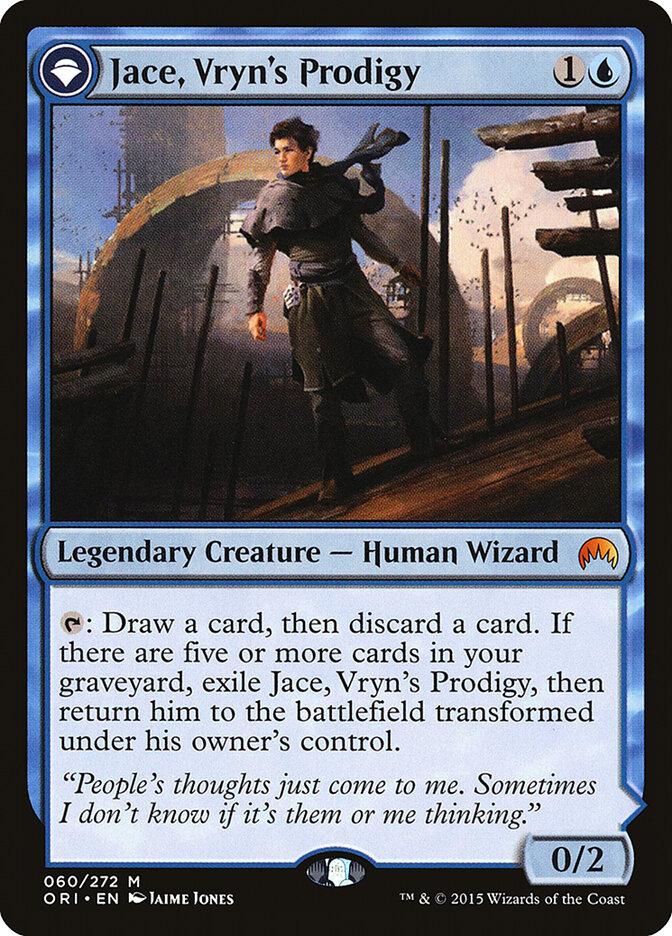 Jace, Vryn's Prodigy // Jace, Telepath Unbound, Magic Origins · 060/272