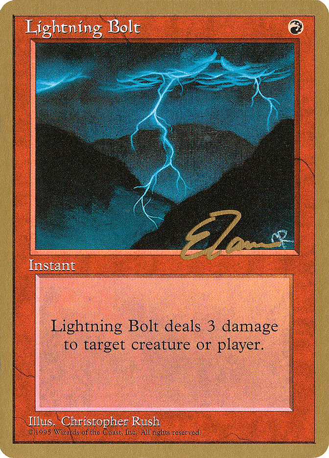 Lightning Bolt, Pro Tour Collector Set · et208