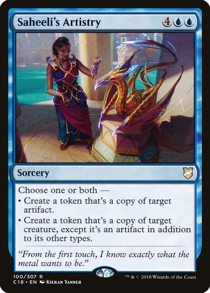 Saheeli's Artistry, Commander 2018 · 100/307