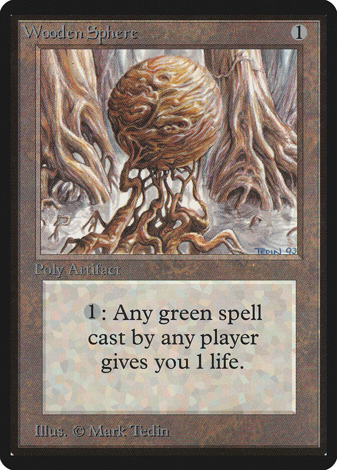 Wooden Sphere, Limited Edition Beta · 277