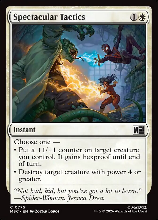 Spectacular Tactics, Marvel Super Heroes Commander · 0775