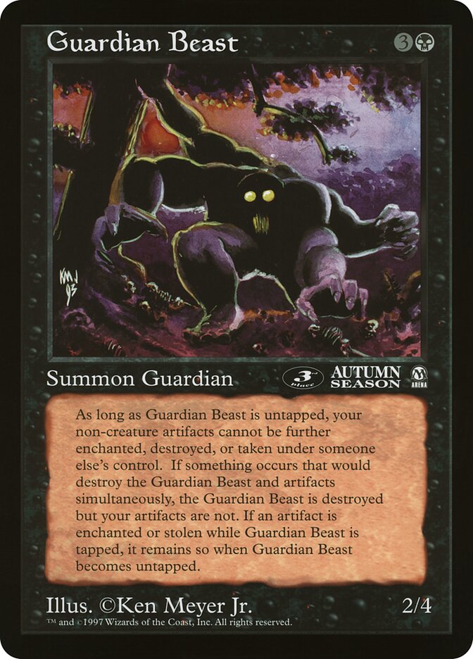 Guardian Beast, Oversized League Prizes · 23