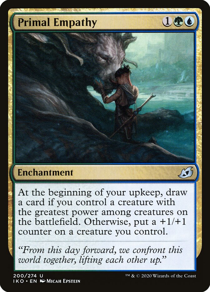Primal Empathy, Ikoria: Lair of Behemoths · 200/274