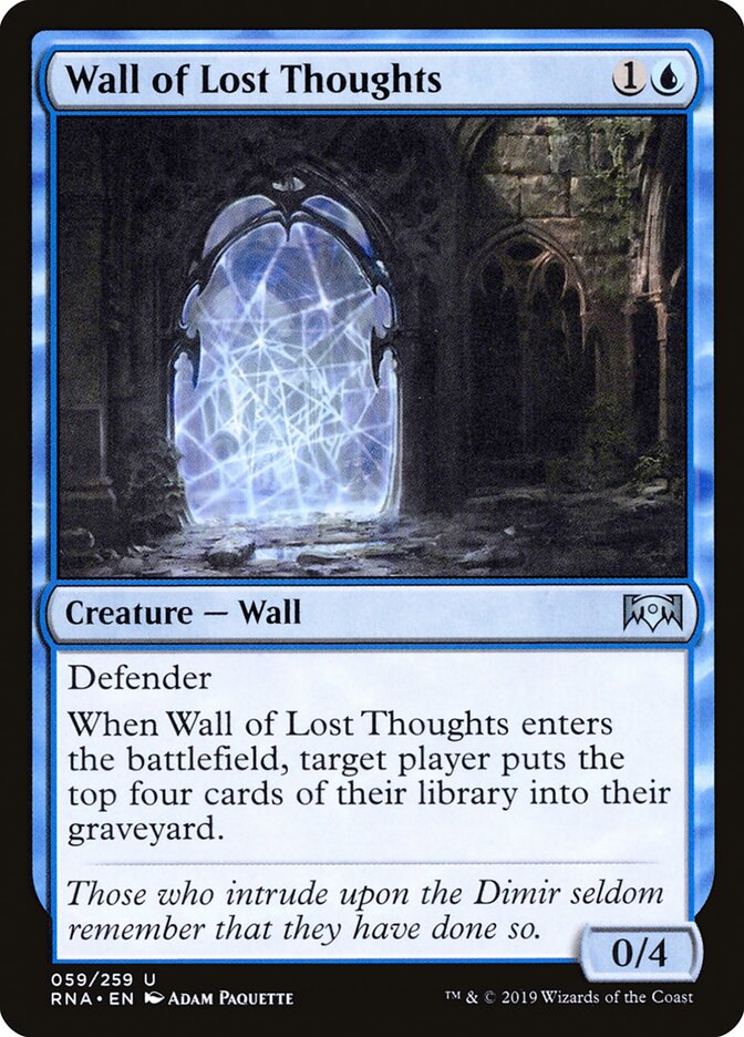 Wall of Lost Thoughts, Ravnica Allegiance · 059/259