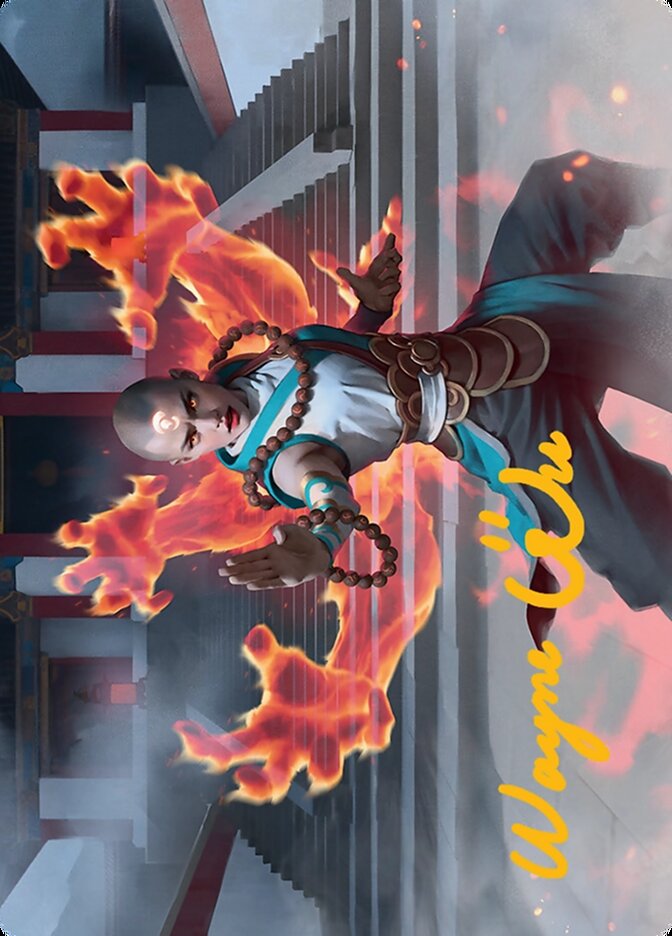 Flamehold Grappler // Flamehold Grappler, Tarkir: Dragonstorm Art Series · 0024
