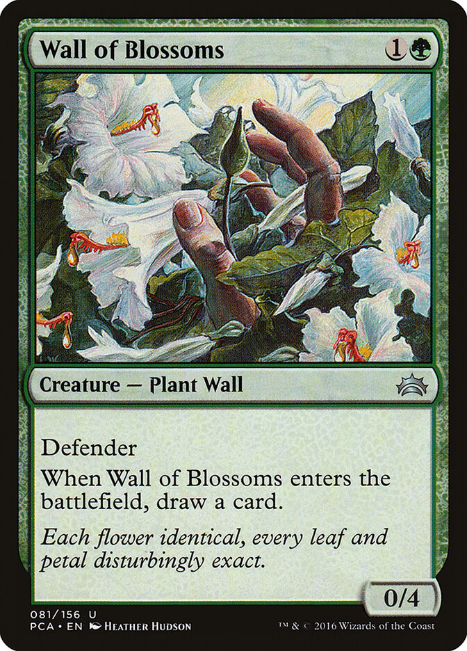 Wall of Blossoms, Planechase Anthology · 081/156
