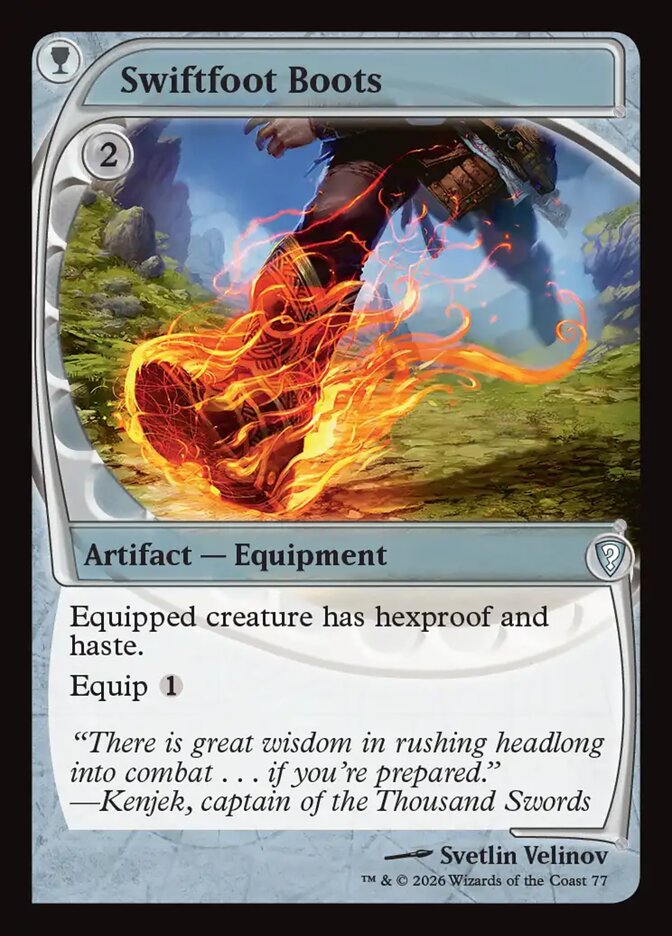 Swiftfoot Boots, Mystery Booster Commander Edition · 0077