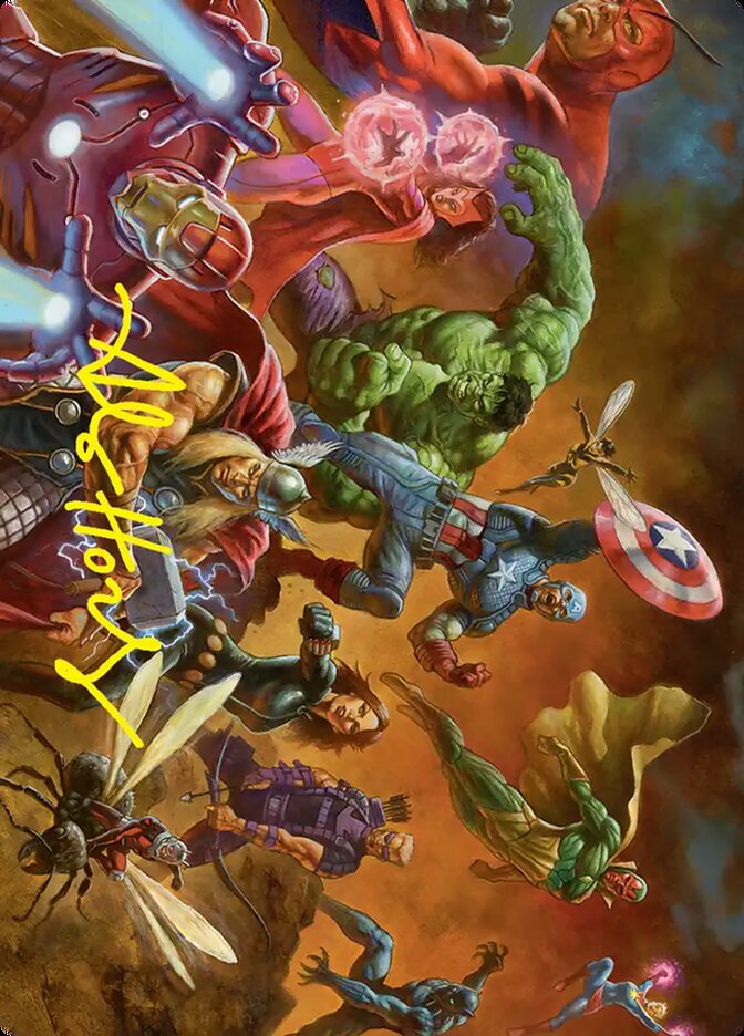 Avengers Assemble! // Avengers Assemble!, Marvel Super Heroes Art Series · 0001
