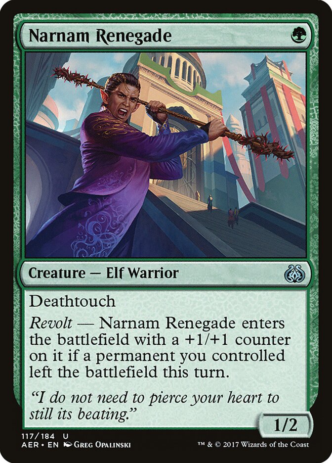 Narnam Renegade, Aether Revolt · 117/184