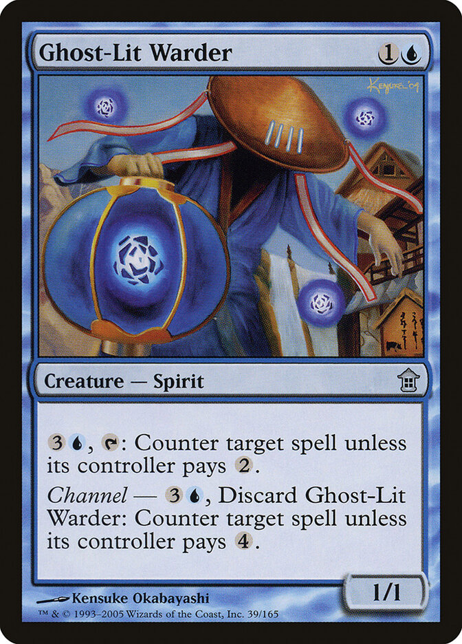 Ghost-Lit Warder, Saviors of Kamigawa · 39/165