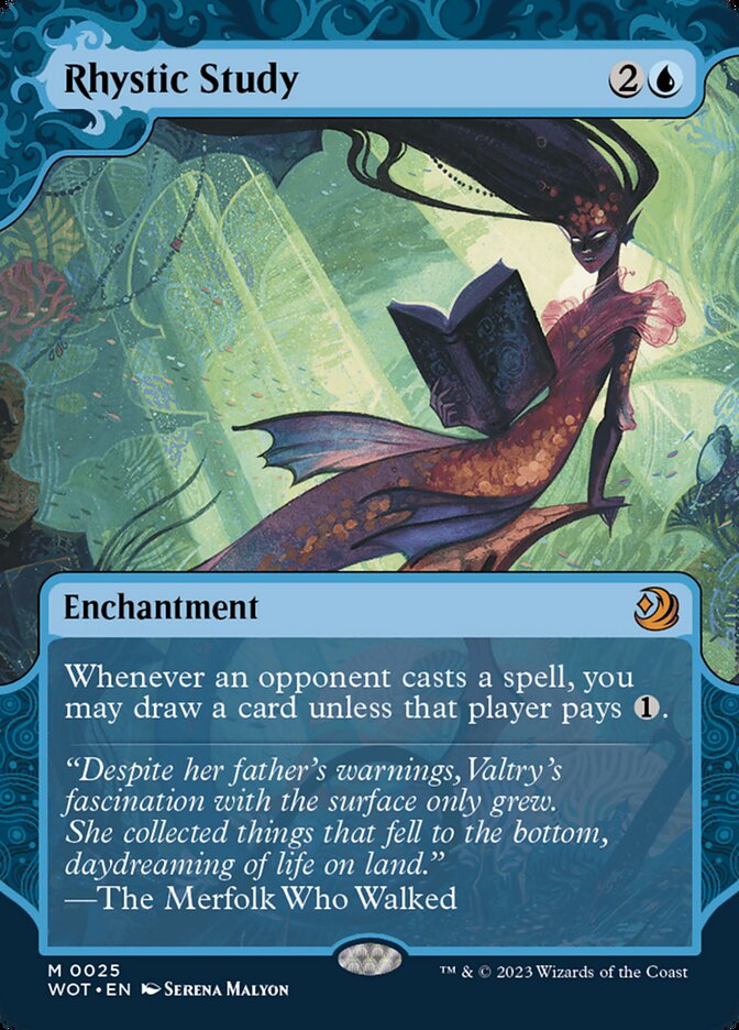 Rhystic Study, Wilds of Eldraine: Enchanting Tales · 0025