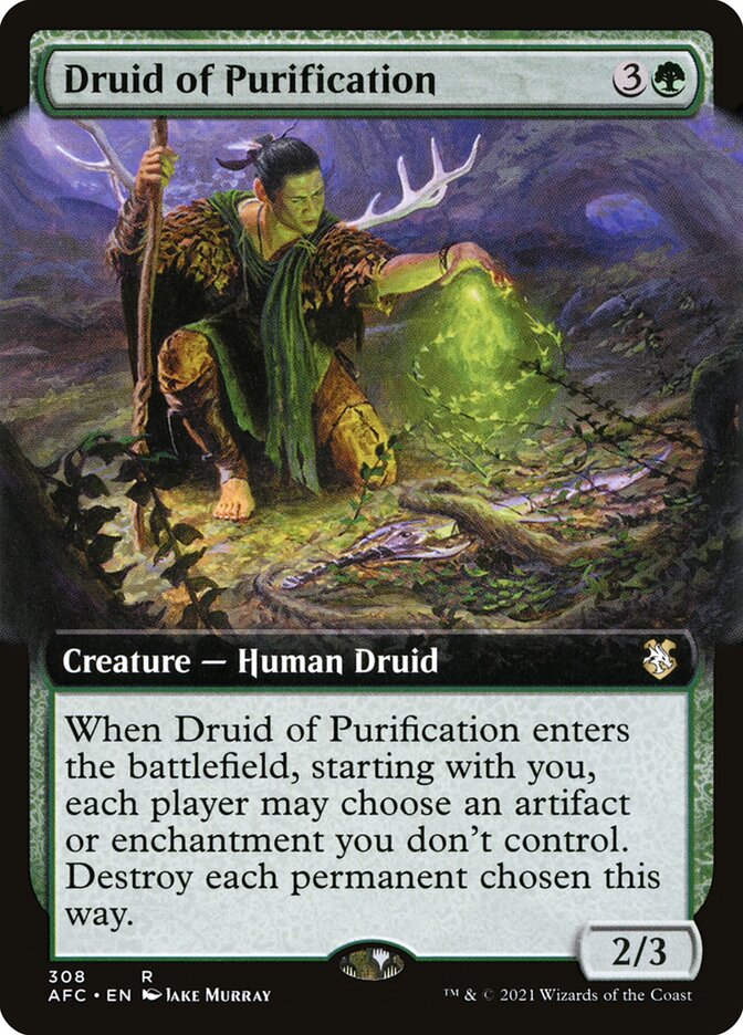 Druid of Purification, Forgotten Realms Commander · 308