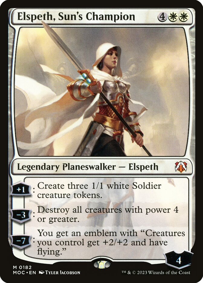 Elspeth, Sun's Champion, March of the Machine Commander · 0182