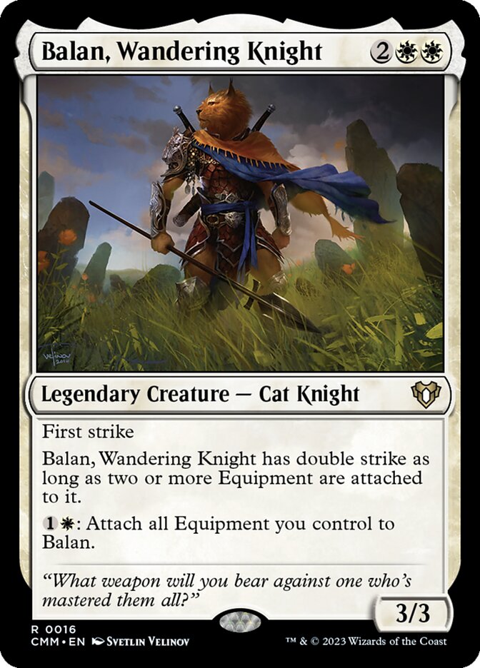 Balan, Wandering Knight, Commander Masters · 0016