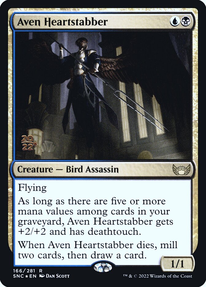 Aven Heartstabber, Streets of New Capenna Promos · 166/281