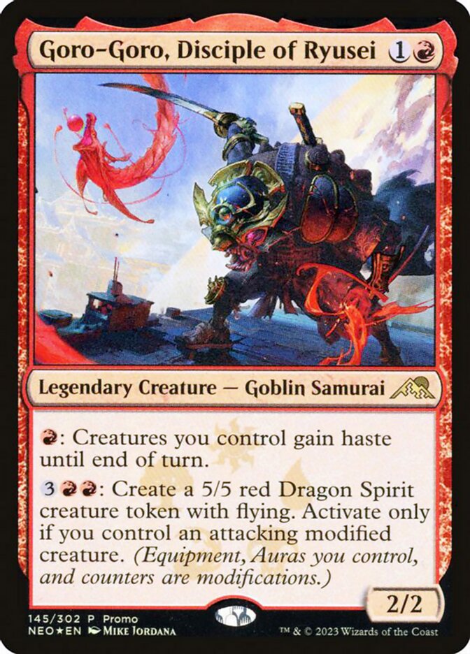 Goro-Goro, Disciple of Ryusei, Kamigawa: Neon Dynasty Promos · 145-star