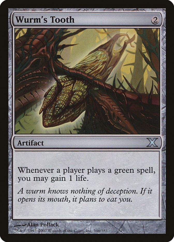 Wurm's Tooth, Tenth Edition · 346/383