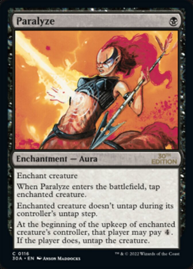 Paralyze, 30th Anniversary Edition · 116/594