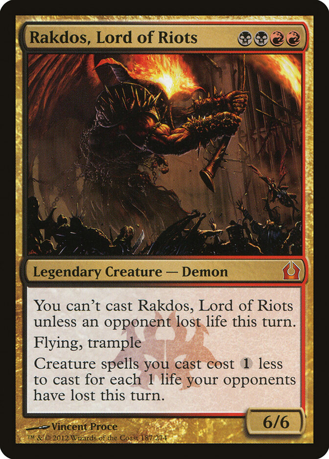 Rakdos, Lord of Riots, Return to Ravnica · 187/274
