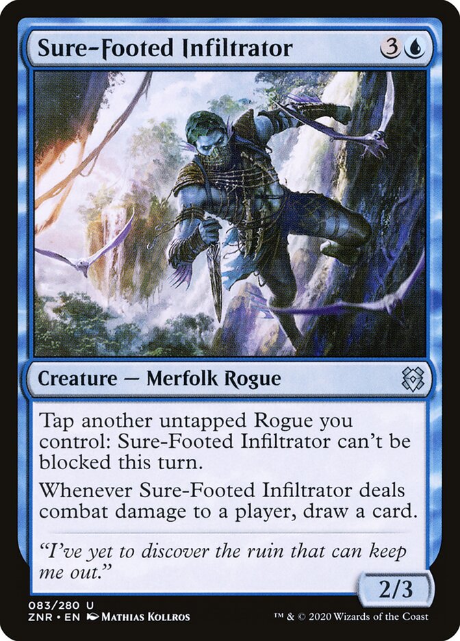 Sure-Footed Infiltrator, Zendikar Rising · 083/280
