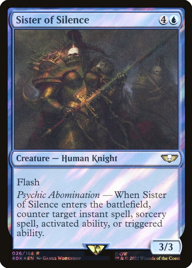 Sister of Silence, Warhammer 40,000 Commander · 26-star