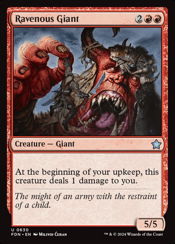 Ravenous Giant, Foundations · 0630