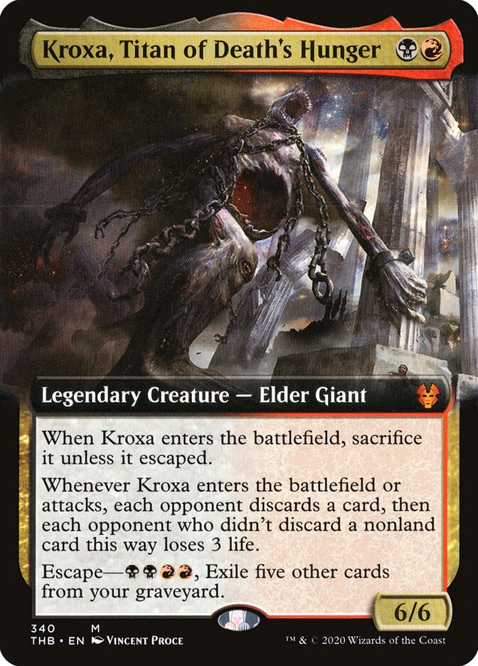 Kroxa, Titan of Death's Hunger, Theros Beyond Death · 340