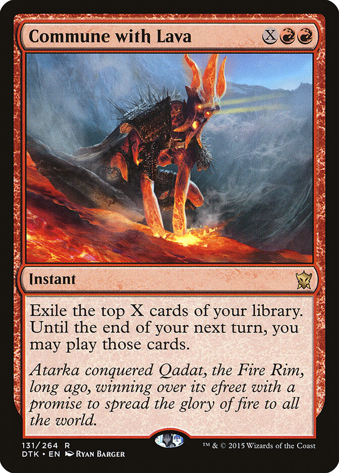 Commune with Lava, Dragons of Tarkir · 131/264