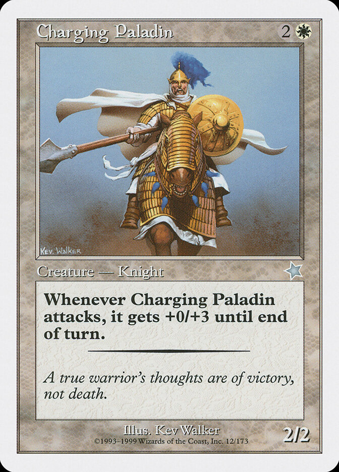 Charging Paladin, Starter 1999 · 12/173