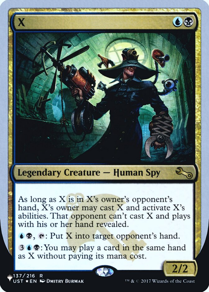 X, The List (Unfinity Foil Edition) · 53