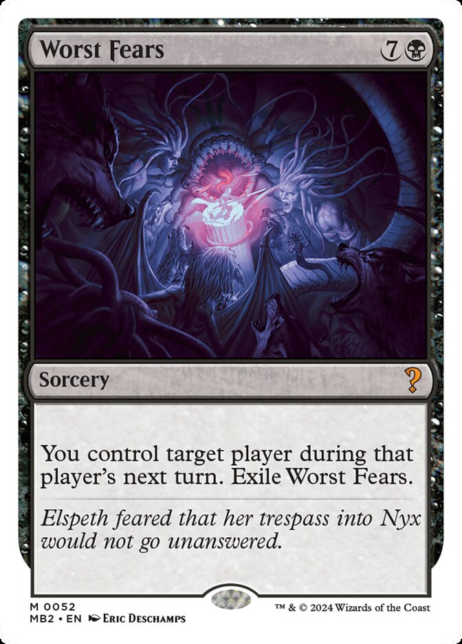 Worst Fears, Mystery Booster 2 · 0052