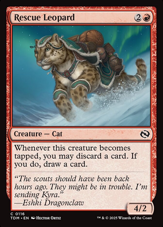 Rescue Leopard, Tarkir: Dragonstorm · 0116