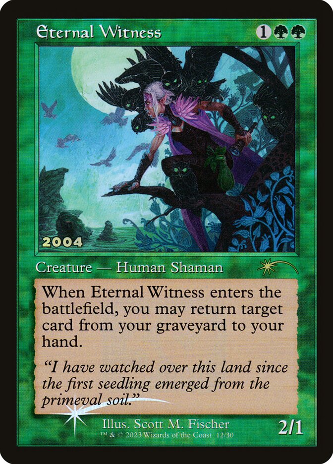Eternal Witness, 30th Anniversary Play Promos · 012/594