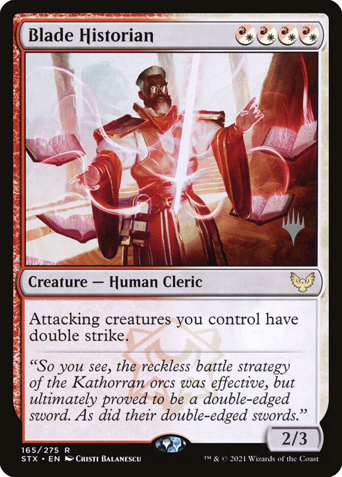 Blade Historian, Strixhaven: School of Mages Promos · 165/275