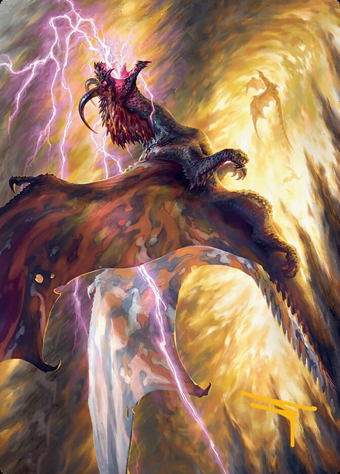 Stormscale Scion // Stormscale Scion, Tarkir: Dragonstorm Art Series · 0017