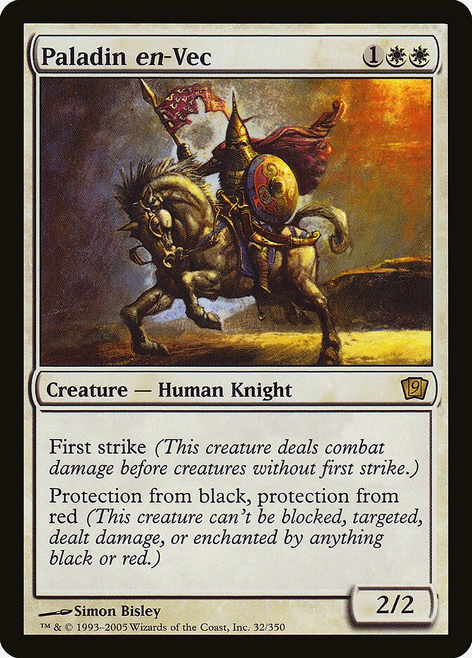 Paladin en-Vec, Ninth Edition · 32-star