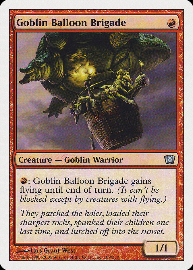Goblin Balloon Brigade, Ninth Edition · 189/350