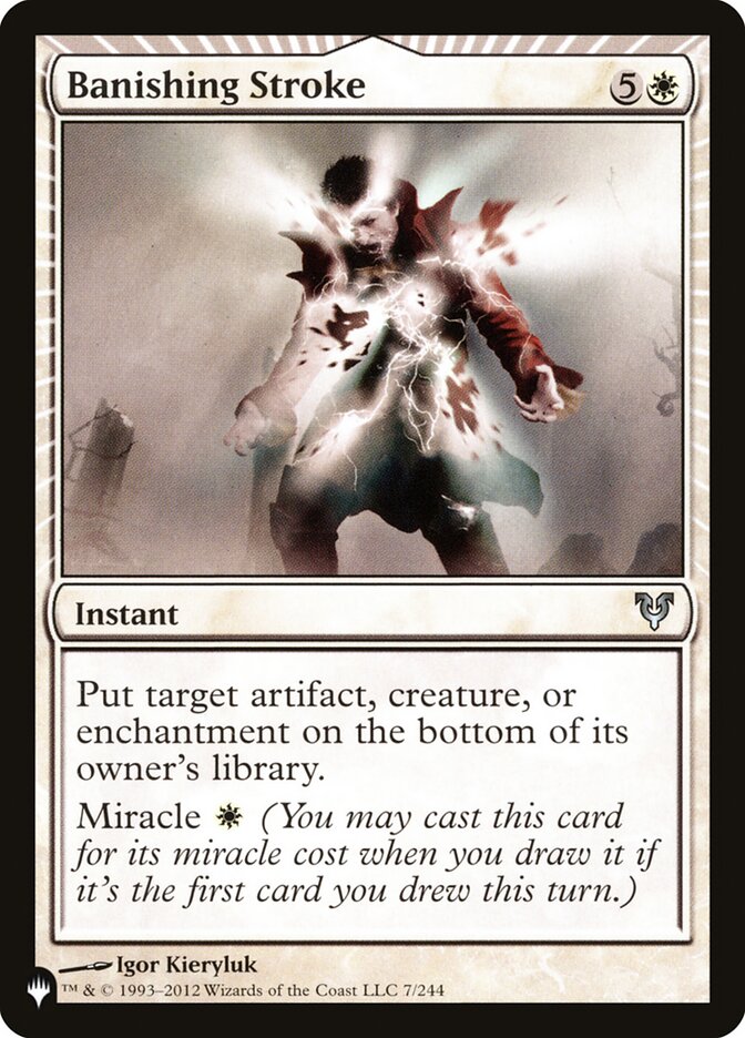 Banishing Stroke, The List · avr-7